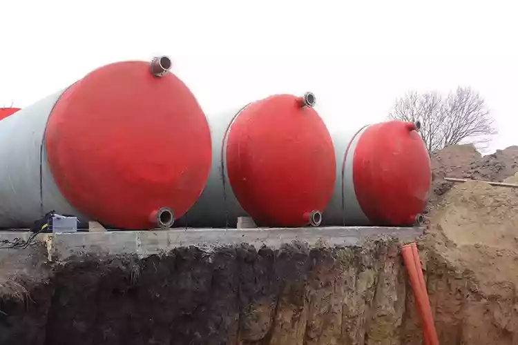 Модульный комплекс пожарных резервуаров